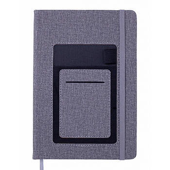 Блокнот Buromax діловий Comfort A5 у клітинку 96 аркушів обкладинка зі штучн (BM.295109-09)