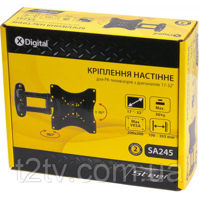 Кронштейн X-Digital STEEL SA245 Black, фото 1