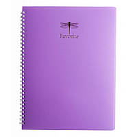 Зошит Buromax Favourite Pastel A4 80 аркушів, клітинка пластикова обкладин (BM.24452154-26)