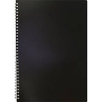 Зошит Buromax Classic А4 у клітинку 80 аркушів Чорний (BM.2446-001)