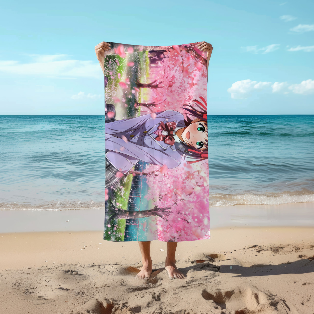 Аніме рушник Ідолмайстер Харука Амамі 78 на 140 см, код 1471