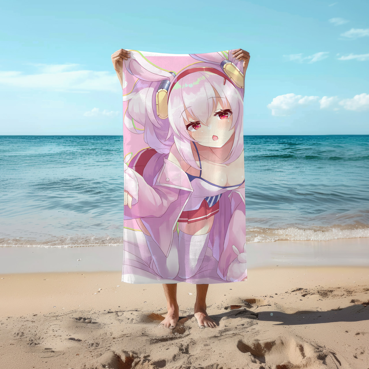 Аніме рушник Лазурний шлях Лаффі 78 на 140 см, код 1651