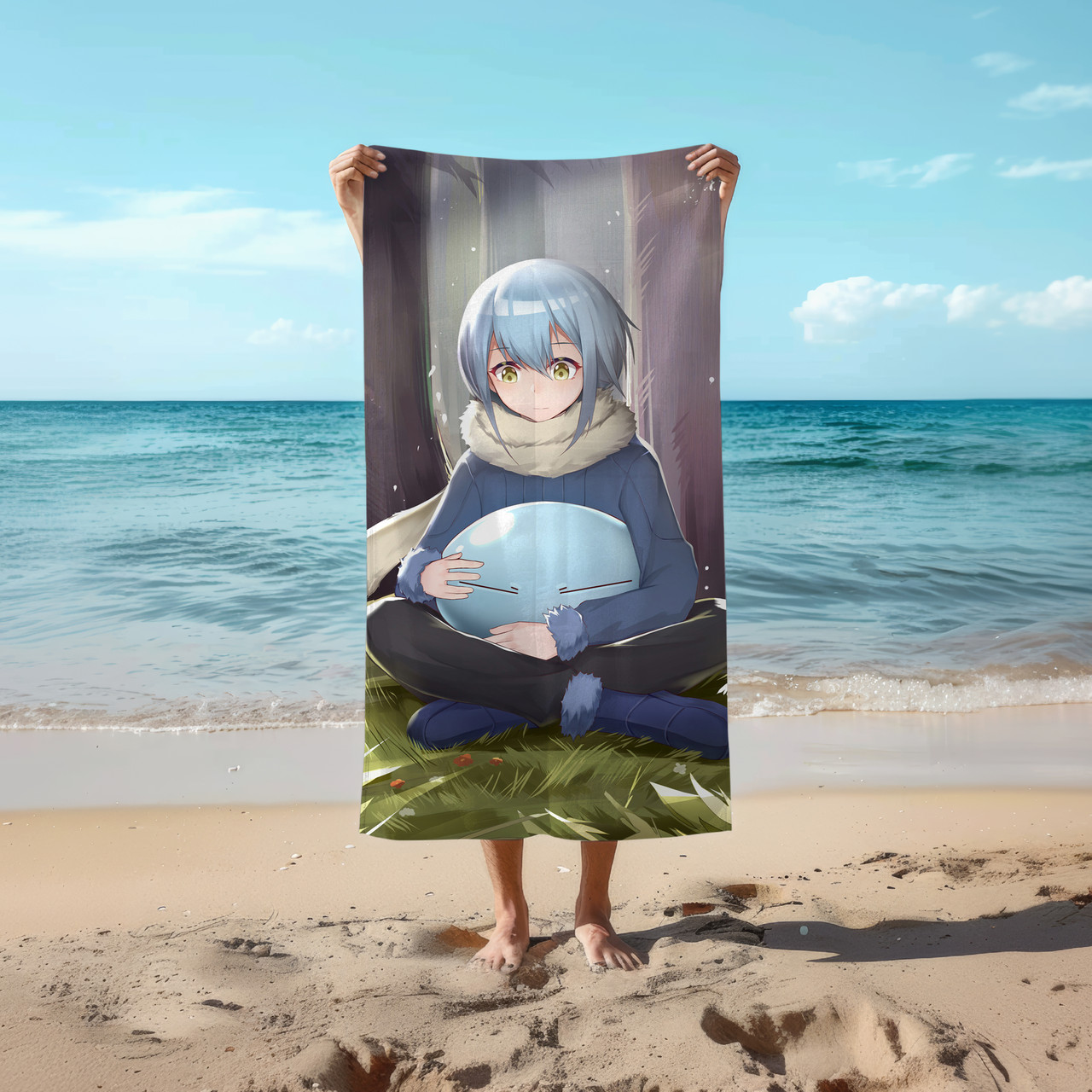 Аніме рушник Про моє переродження в слиз Рімуру78 на 140 см, код 2111