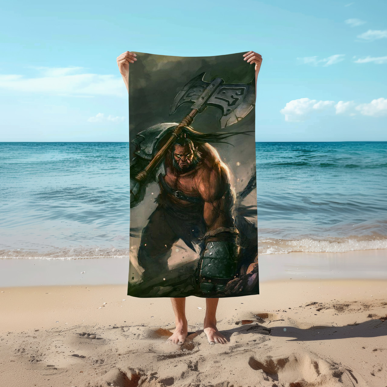 Рушник Dota Axe 78 на 140 см, код 706, фото 1