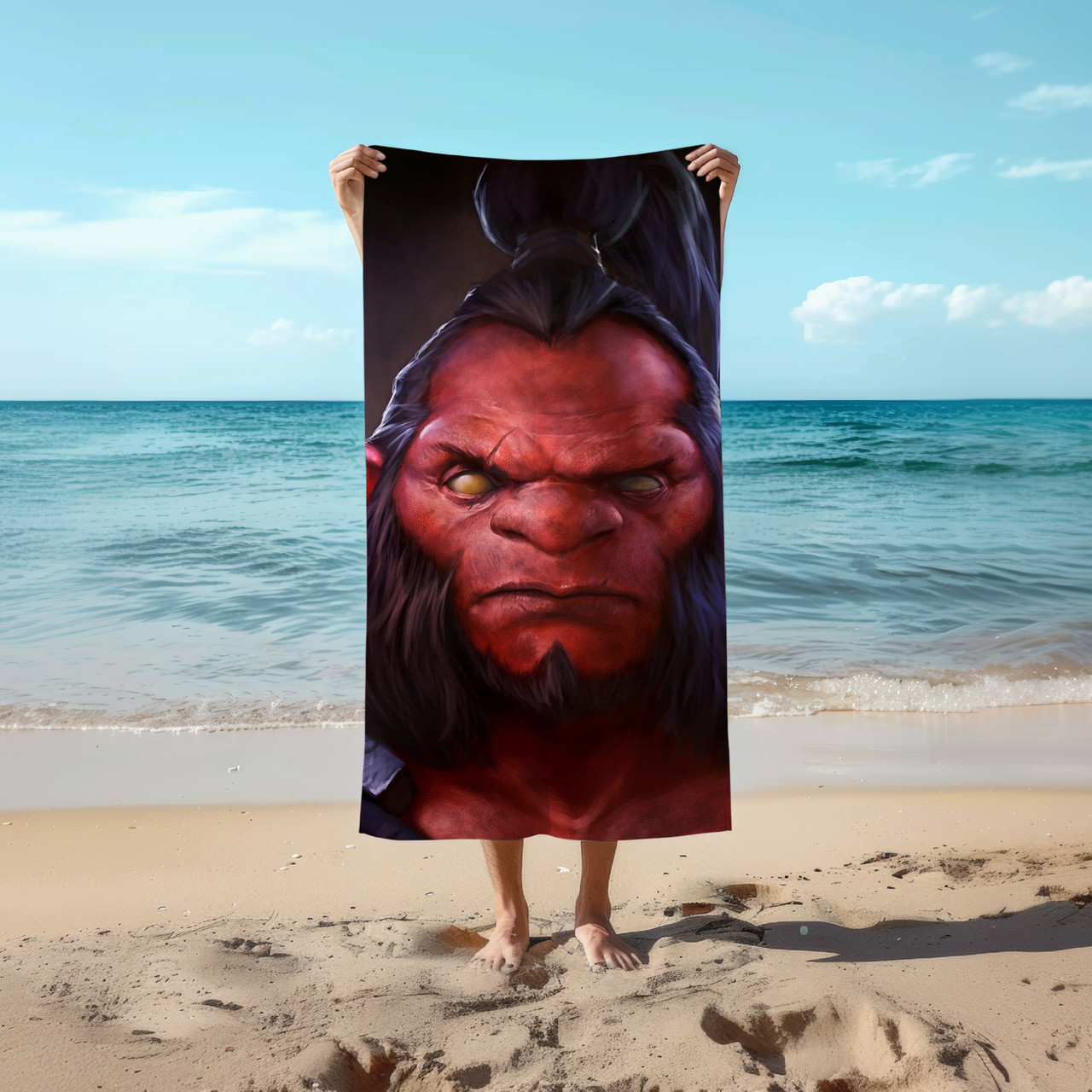 Рушник Dota Axe 78 на 140 см, код 707, фото 1