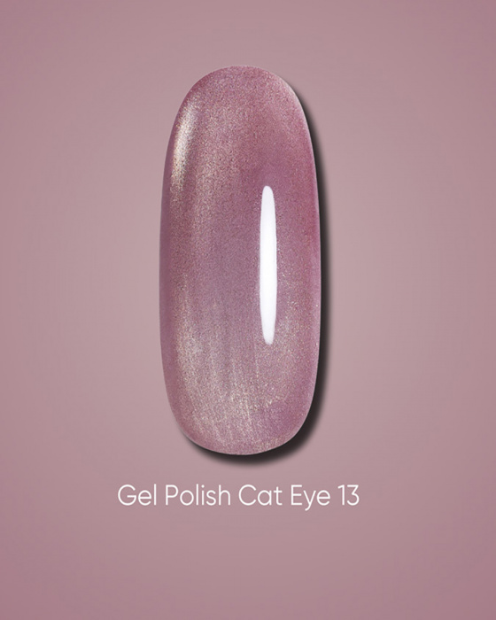Dark gel polish Cat Eye 13, 6 ml, фото 1