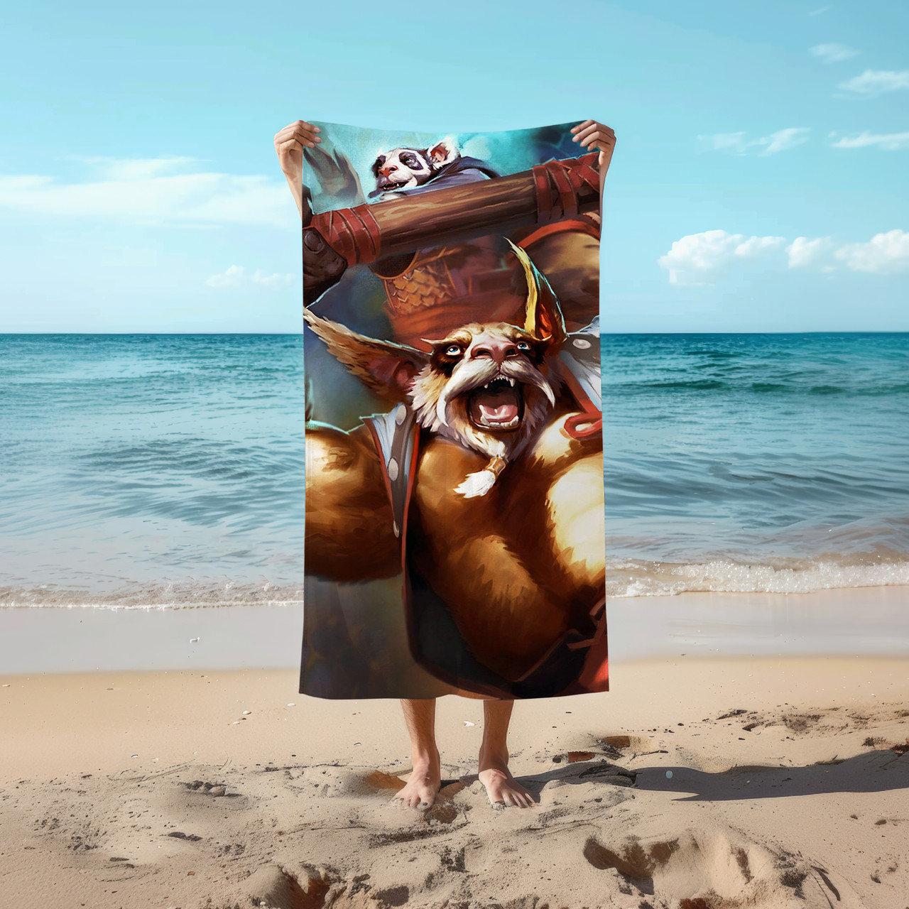 Рушник Dota Brewmaster 78 на 140 см, код 715, фото 1