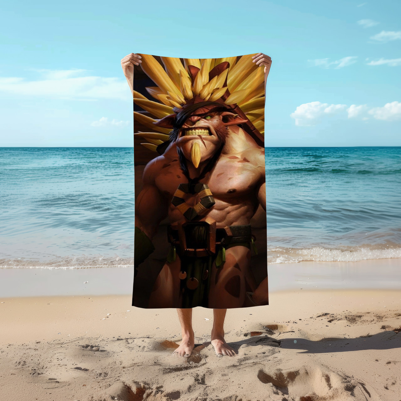 Рушник Dota Bristleback 78 на 140 см, код 717, фото 1