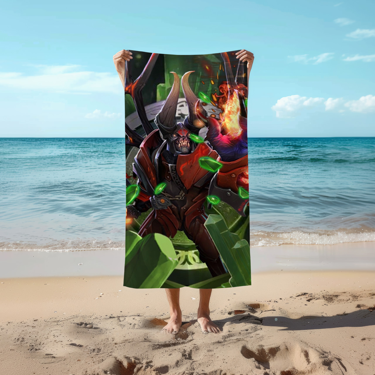 Рушник Dota Doom 78 на 140 см, код 720, фото 1