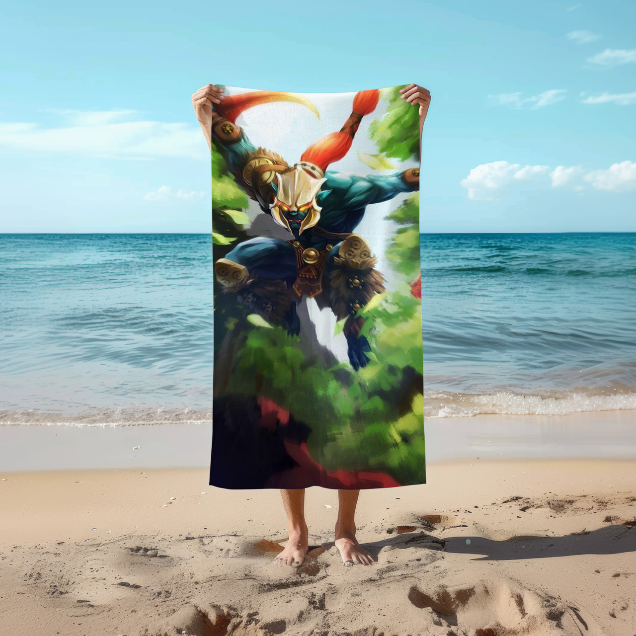 Рушник Dota Huskar 78 на 140 см, код 736