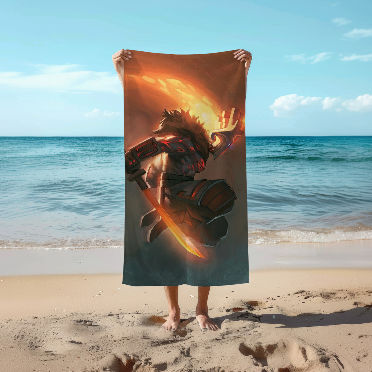 Рушник Dota Juggernaut 78 на 140 см, код 741