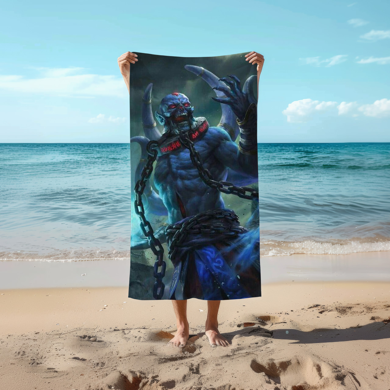 Рушник Dota Lich 78 на 140 см, код 746