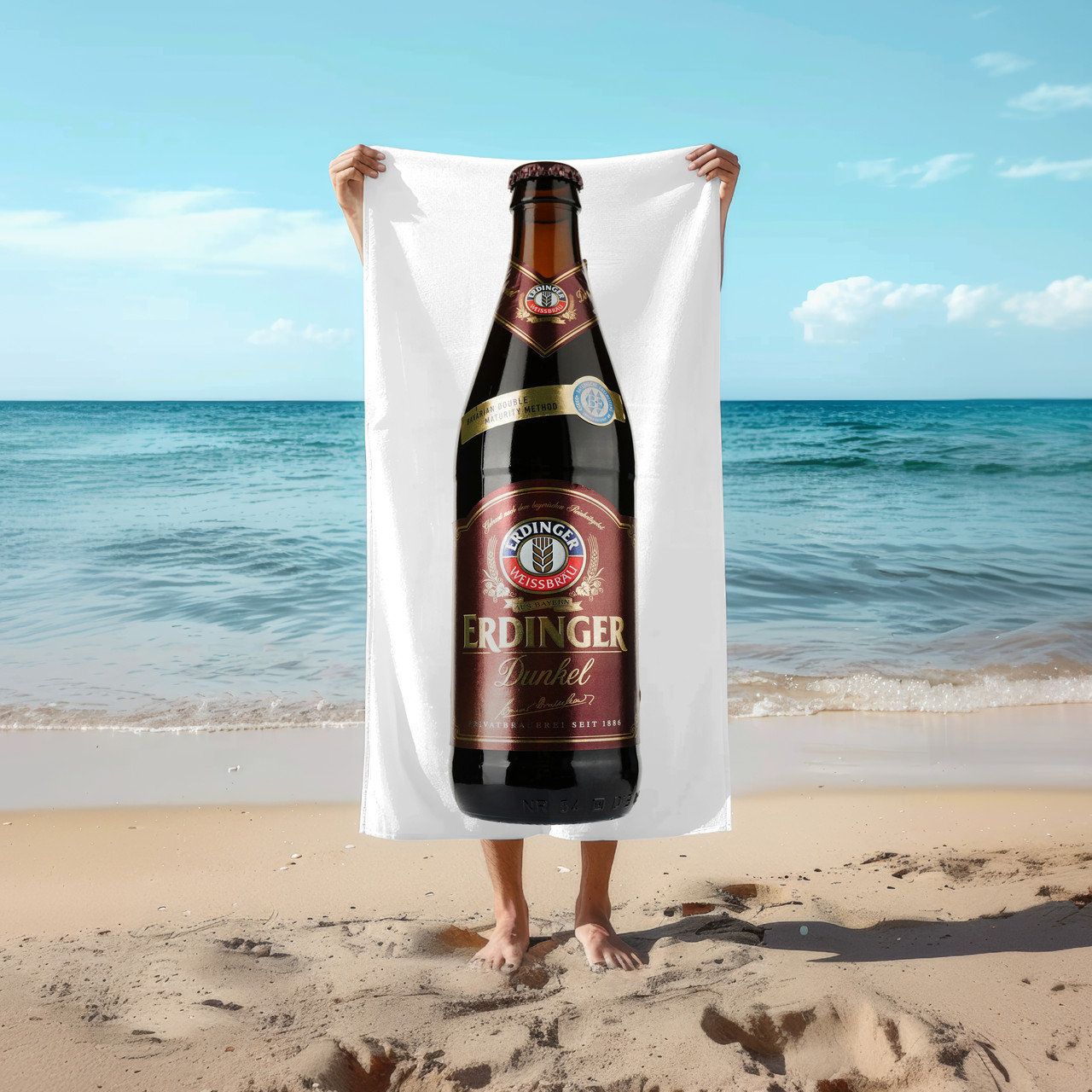 Рушник 78*140 см Erdinger Dunkel, темне