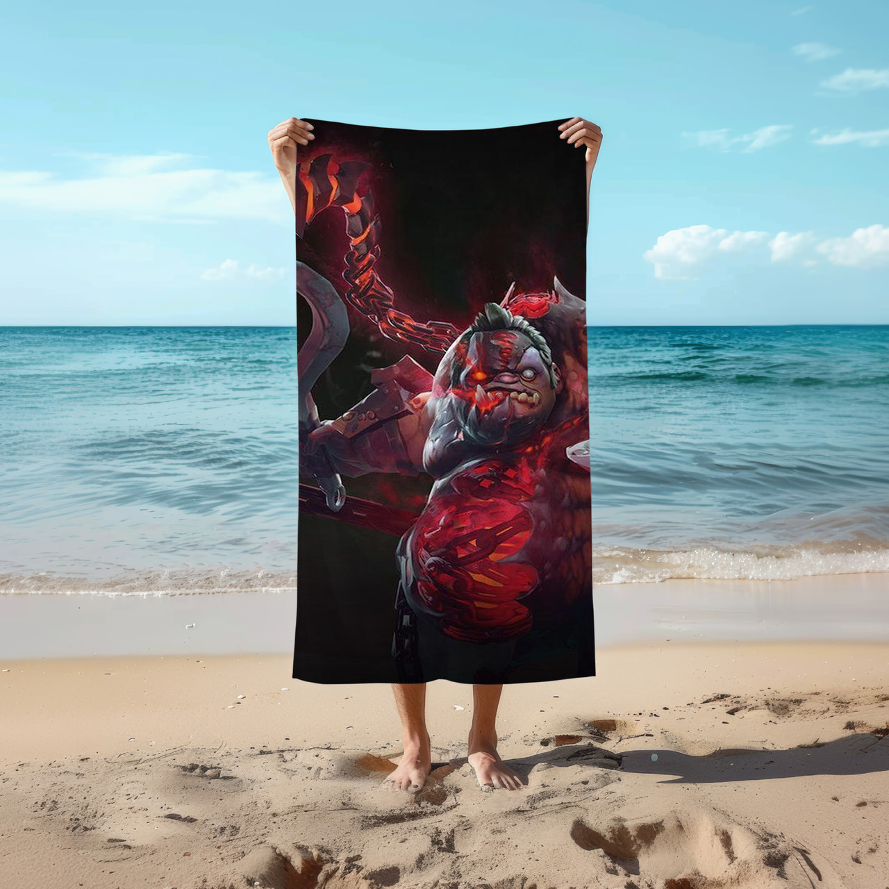 Рушник Dota Pudge 78 на 140 см, код 796, фото 1