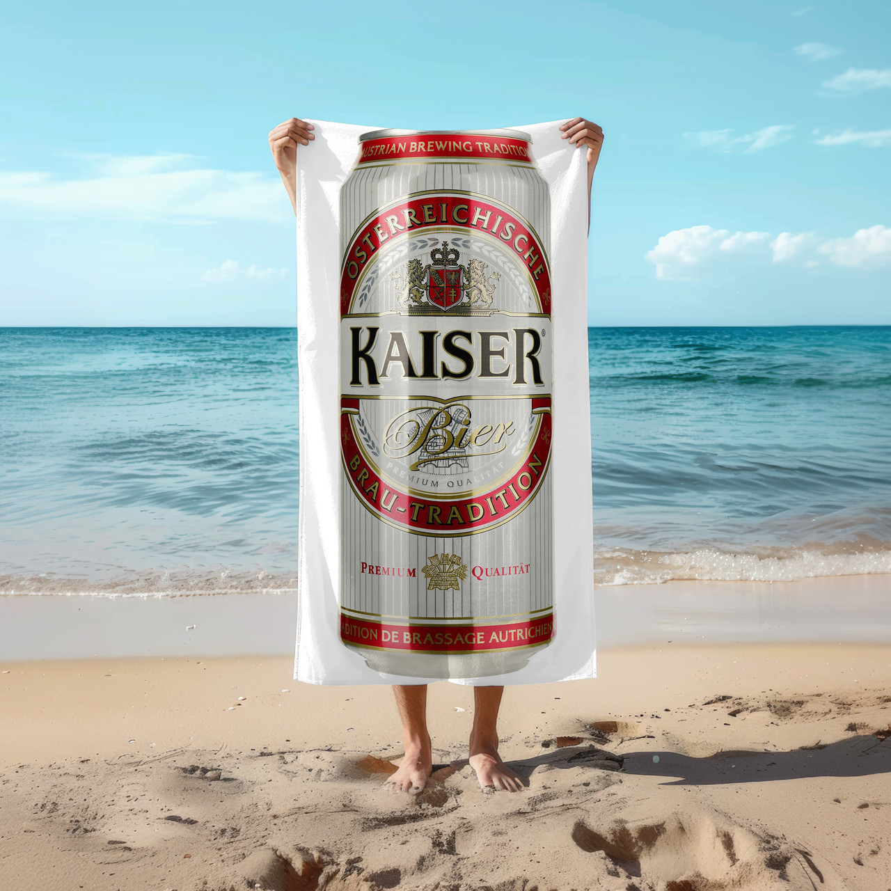 Рушник 78*140 см Kaiser, світле