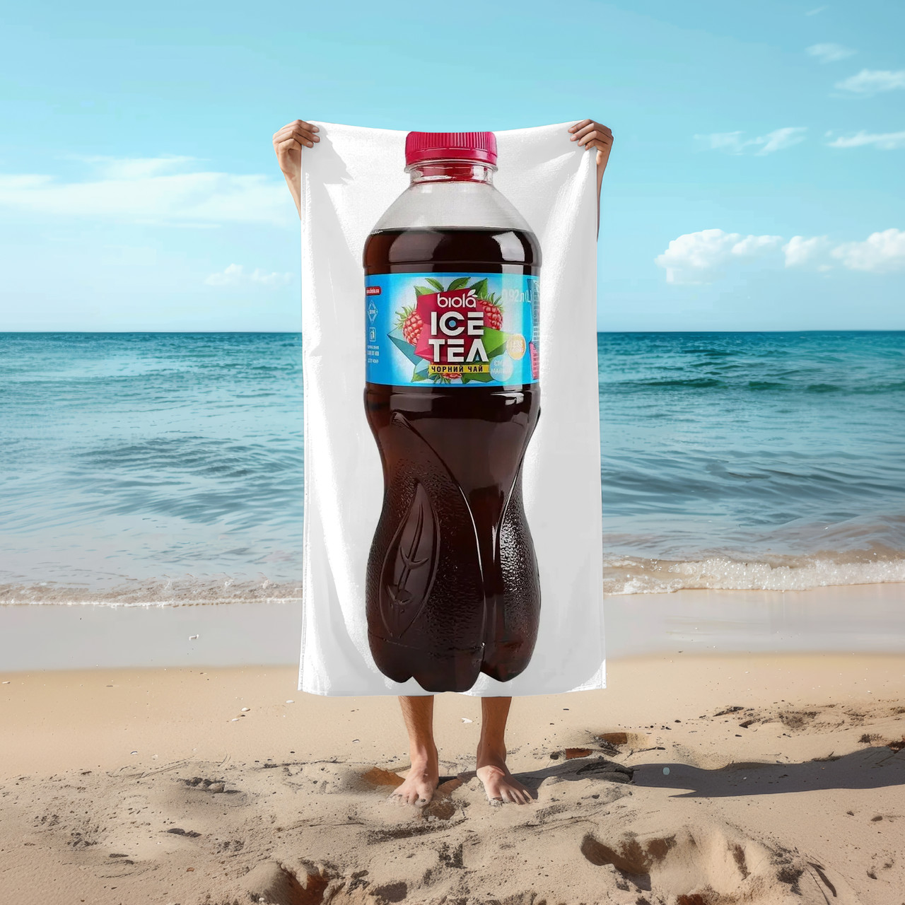 Рушник 78*140 см Чай холодний Biola Ice Tea Малина 0.92 л