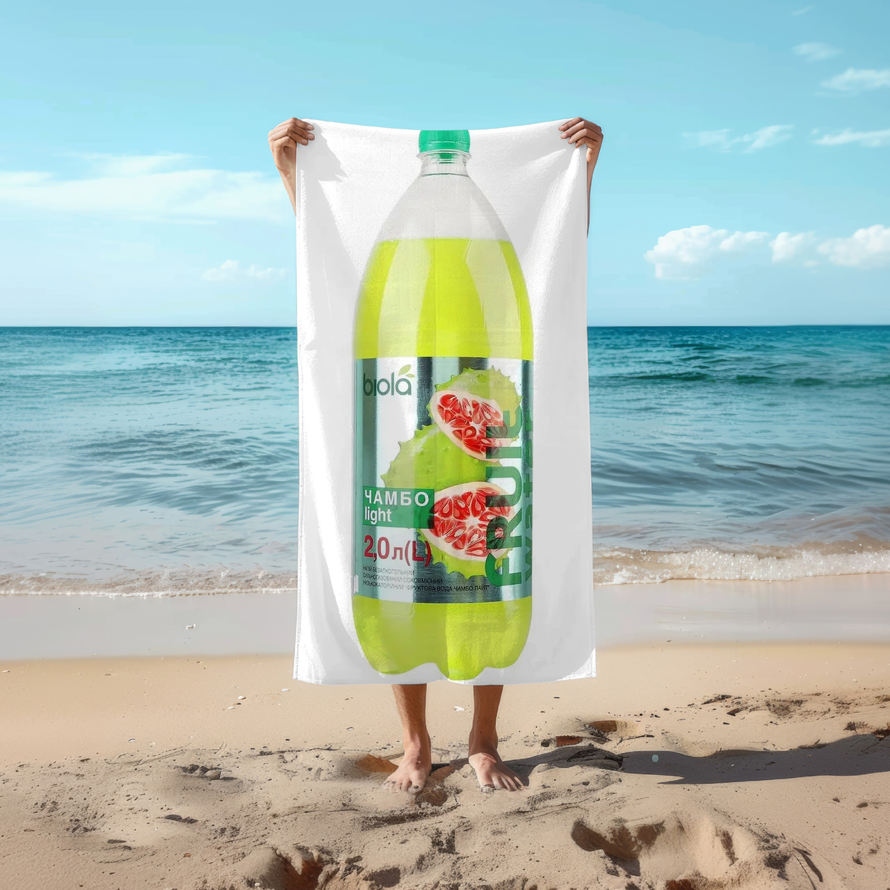 Рушник 78*140 см Biola Fruit Water Чамбо Light 2 л