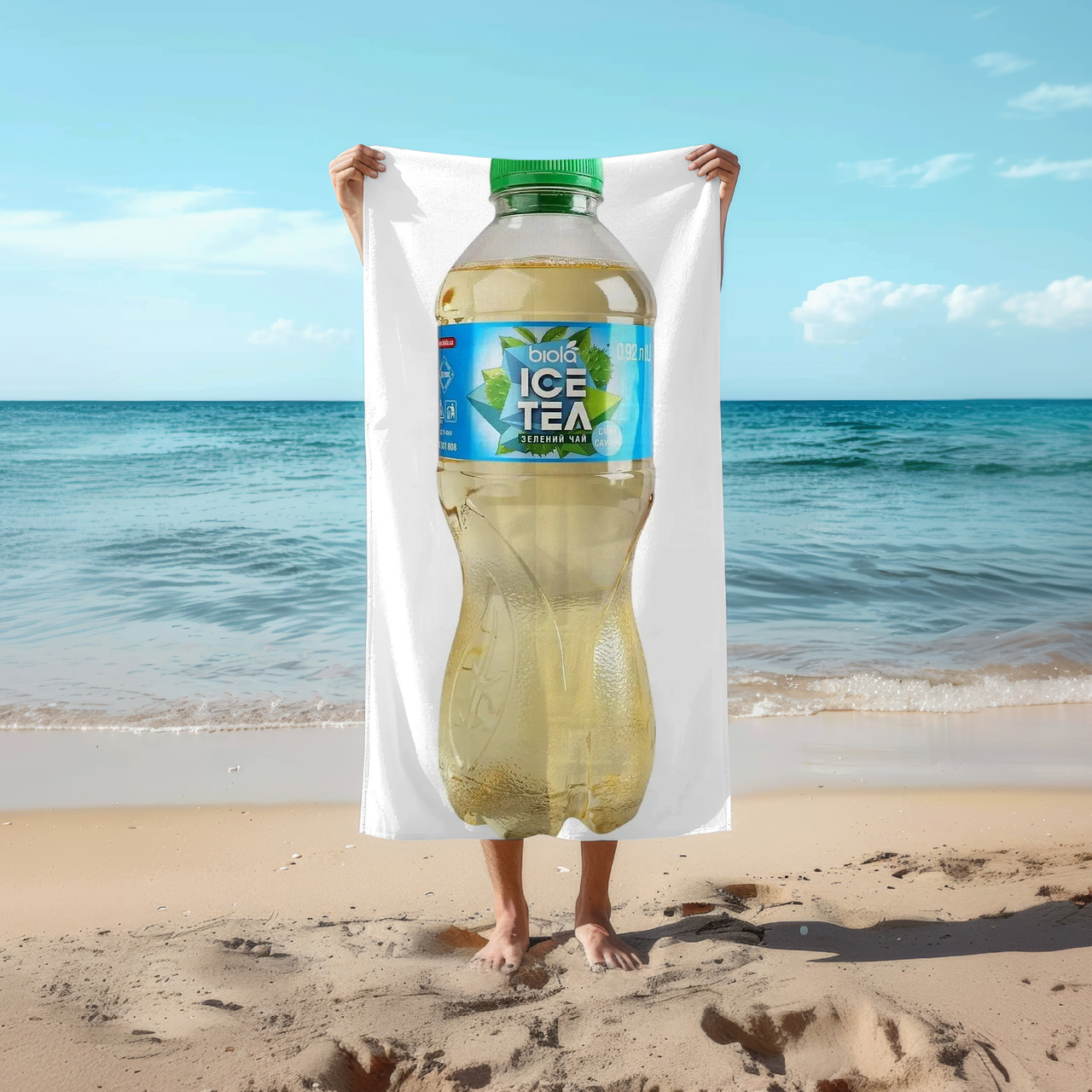 Рушник 78*140 см Чай холодний Biola Ice Tea зі смаком саусеп 0.92 л