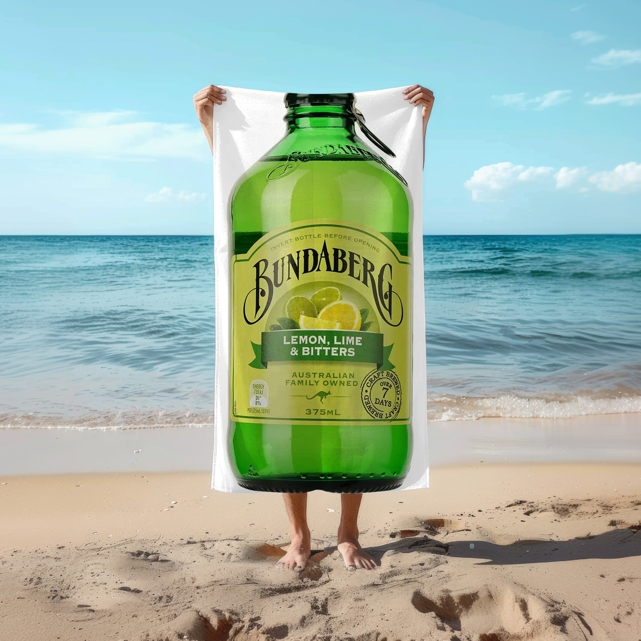 Рушник 78*140 см Bundaberg Lemon Lime & Bitters 0.375 л