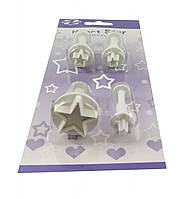 Плунжер кондитерський Зірочки з 4-х