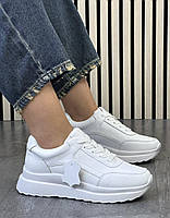 Кросівки жіночі 6 пар у ящику білого кольору 36-41, фото 3