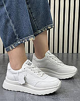 Кросівки жіночі 6 пар у ящику бежевого кольору 36-41, фото 4