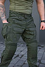 🔥 Тактичні штани "Call Dragon - Raider Gen 5" (Олива) штани, нацгвардії, всу, мілітарі, бойові, карго, фото 8