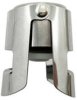 Пробка для пляшки з фіксатором Bravo Chef BC-5108 срібляста picnic