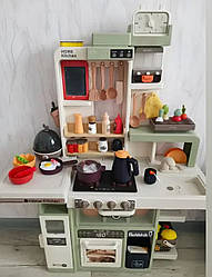 Кухня велика дитяча підсвічування, звук, мелодії, пара, тече вода, яйцеварка