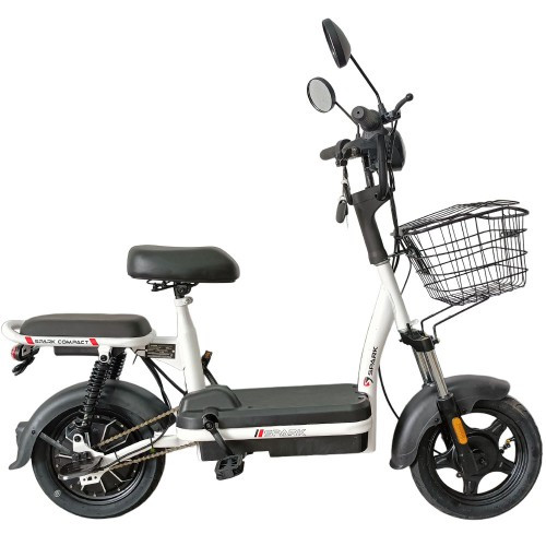 Велосипед з електромотором SPARK COMPACT 14" 48V/400W/12Ah Чорний, фото 1