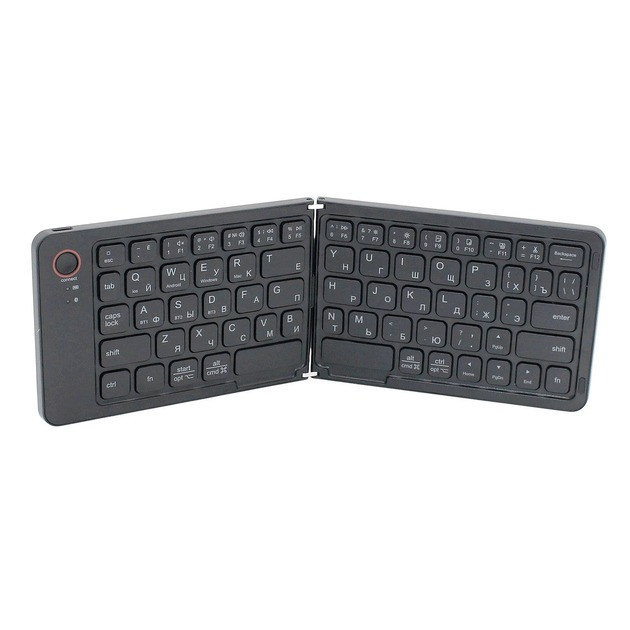 Bluetooth клавіатура складана Folding Wireless Keyboard B023, портативна міні клавіатура для телефону, пк, фото 1