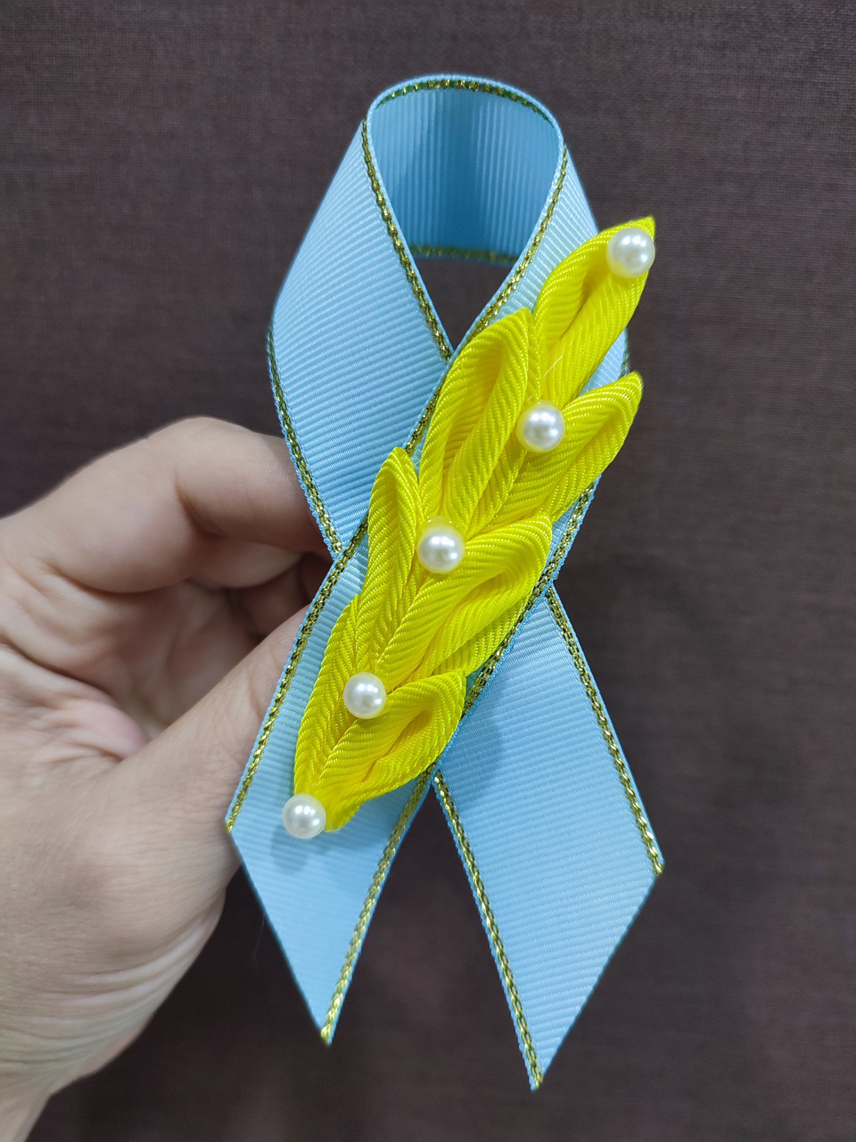 Брошки значки з колосками Колоски Колосок Значок український перший дзвоник перший клас для першокласників, фото 1