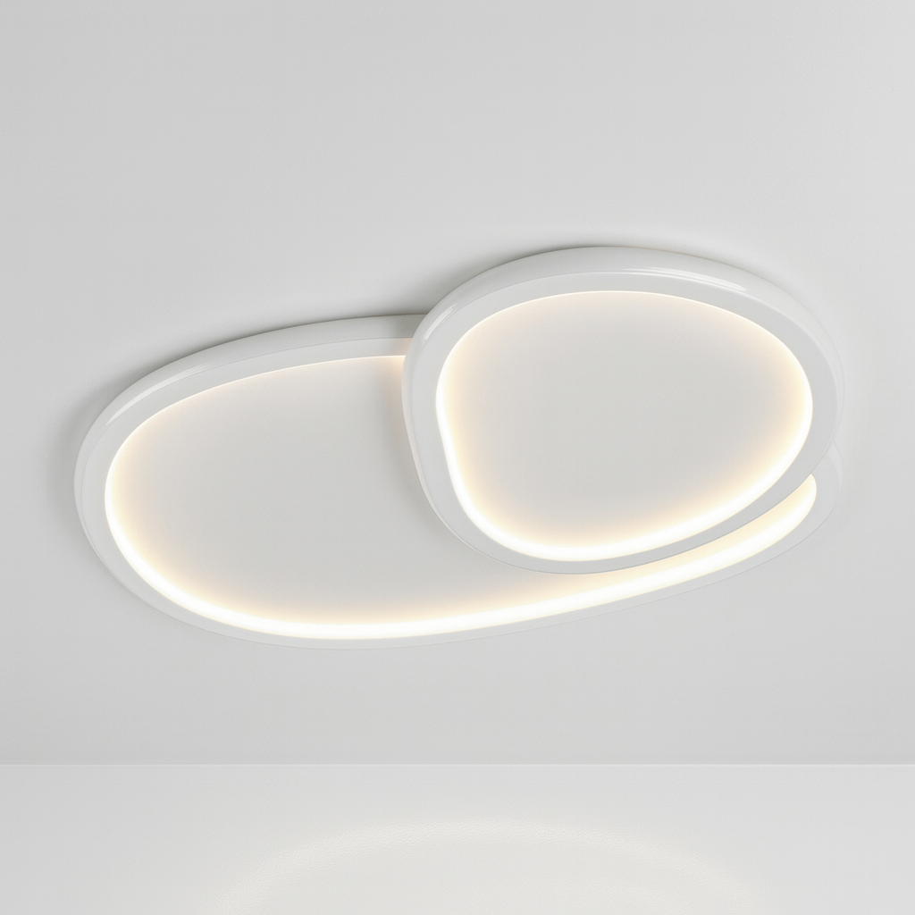 Тонкий світильник на стелю Levistella 50W до 12 м² колір Білий LVS5065, фото 1