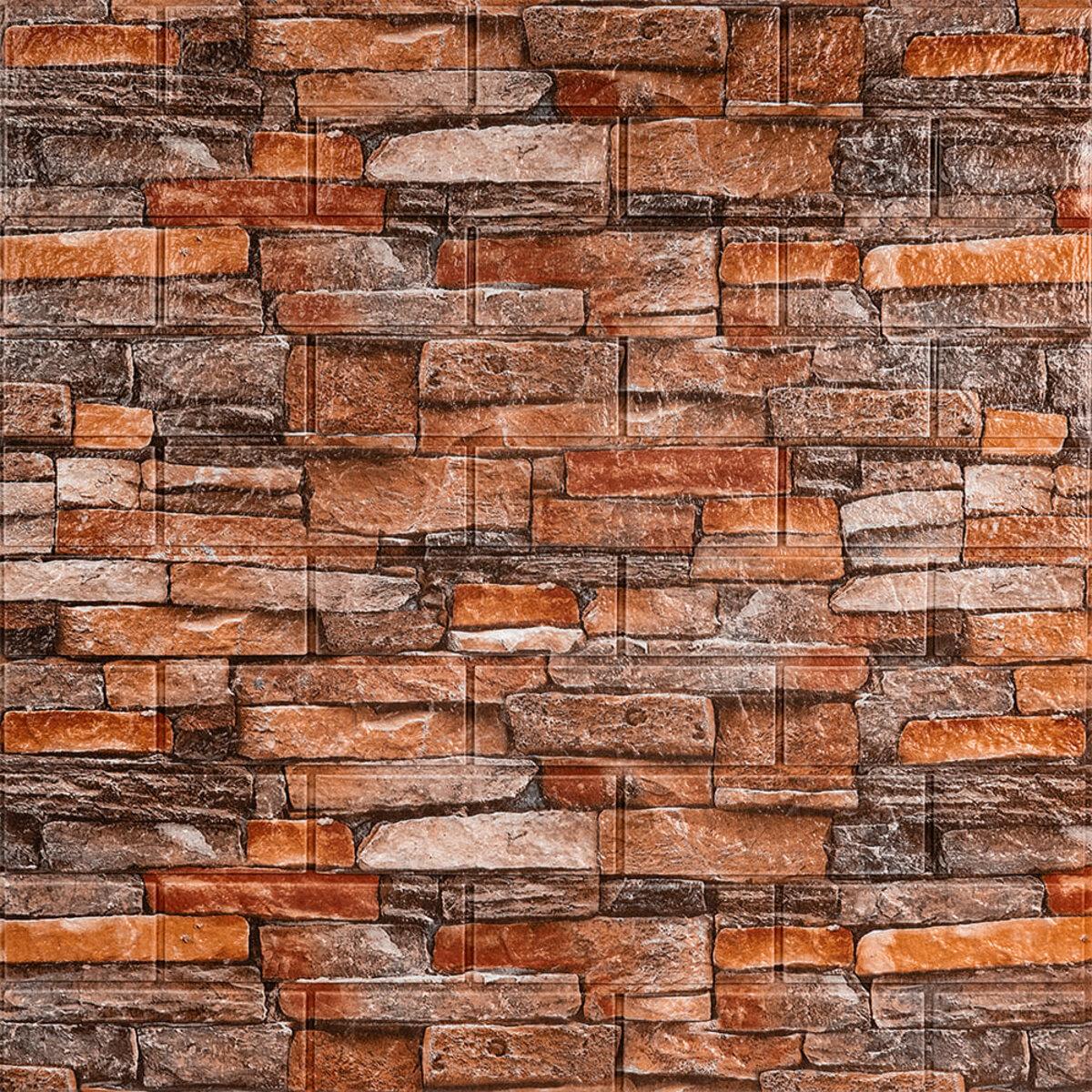 Панель стінова 3D (058-2) 700х770х2мм Мікс SW-00001917