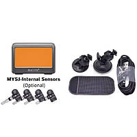 TPMS Система контролю тиску в шинах з килимком/утримувачем для екрану (внутрішні датчики 4 шт) MY5J-IN-UA