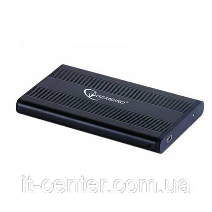 Зовнішня кишеня Gembird для підключення SATA HDD 2.5", USB 2.0, Black (EE2-U2S-5), фото 1