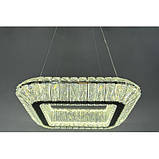 Кришталева квадратна підвісна люстра 9618-50*50, фото 2