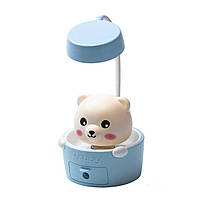 Дитяча настільна лампа висота 27 см світильник з точилкою для олівців HP12268B