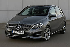 Передня решітка Diamond Silver (2015-2018) для Mercedes B-class W246 рр