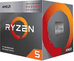 Процесор AMD Ryzen 5 3400G Socket AM4/3.6GHz/45-65W/L3:4M/4C/Box Ryzen 5 3400G BOX s-AM4 PR1