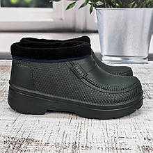 Калоші чоловічі Dago Style хакі теплі піна на хутрі 3456