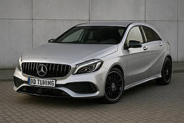 Передня решітка GT для Mercedes A-сlass W176 (2015-2018) ABS-пластик