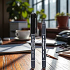 Перманентний маркер CENTROPEN Чорний Упаковка 10 шт., фото 3