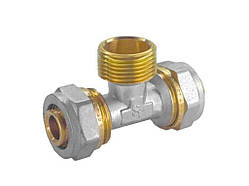 Трійник 1 26 з проточкою ТМ NTM