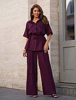 Костюми ISSA PLUS 15261 S темно-бордовий