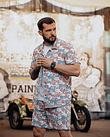 Літній мілітарі комплект Oblivion Helicopter (сорочка + шорти Зручний і практичний літній комплект у військовому ст.