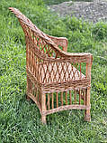 Крісло плетене з лози. Арт: 1344, фото 6
