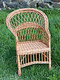 Крісло плетене з лози. Арт: 1344, фото 9