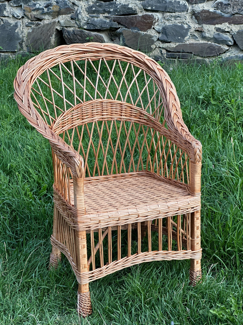 Крісло плетене з лози. Арт: 1344, фото 1