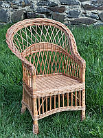 Крісло плетене з лози. Арт: 1344
